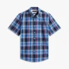 Camicia Oxford a quadri audaci con vestibilità regolare Camicia Oxford a quadri audaci con vestibilità regolare