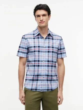 Camicia Oxford a quadri con vestibilità regolare
