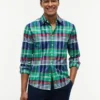 Camicia Oxford a quadri con vestibilità regolare Camicia Oxford a quadri con vestibilità regolare