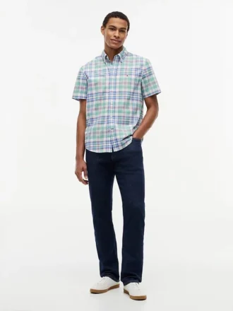 Camicia Oxford a quadri con vestibilità regolare