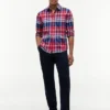 Camicia Oxford a quadri con vestibilità regolare Camicia Oxford a quadri con vestibilità regolare