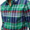 Camicia Oxford a quadri con vestibilità regolare Camicia Oxford a quadri con vestibilità regolare