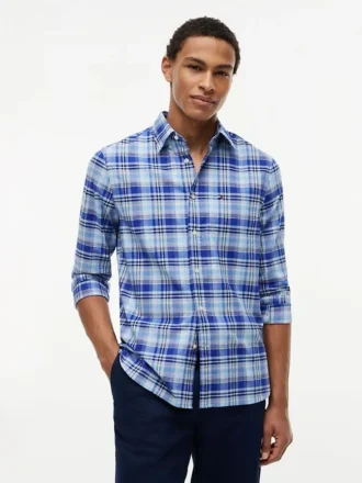 Camicia Oxford a quadri Regular Fit