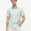 Camicia Oxford a righe a maniche corte Camicia Oxford a righe a maniche corte