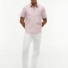 Camicia Oxford a righe a maniche corte Camicia Oxford a righe a maniche corte