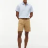 Camicia Oxford a righe a maniche corte