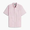 Camicia Oxford a righe a maniche corte Camicia Oxford a righe a maniche corte