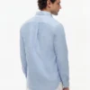 Camicia Oxford a righe con taschino, vestibilità regolare