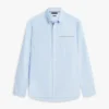 Camicia Oxford a righe con taschino, vestibilità regolare