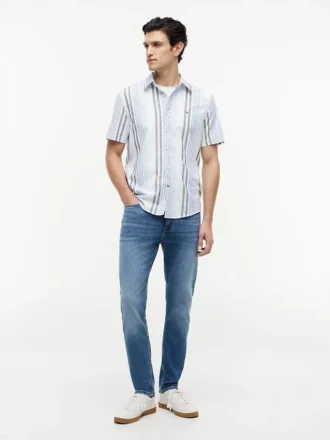Camicia Oxford a righe Regular Fit Camicia Oxford a righe Regular Fit