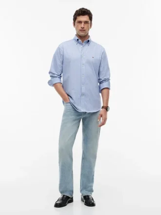 Camicia Oxford a righe TH Performance