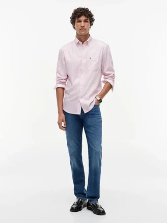 Camicia Oxford a righe TH Performance