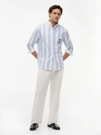 Camicia Oxford con monogramma e vestibilità classica