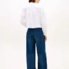 Camicia Oxford corta con bordi arricciati Camicia Oxford corta con bordi arricciati