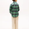 Camicia Oxford elasticizzata a quadri per bambini Camicia Oxford elasticizzata a quadri per bambini