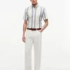 Camicia Oxford elasticizzata a righe Regular Fit