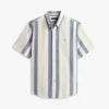 Camicia Oxford elasticizzata a righe Regular Fit
