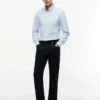 Camicia Oxford elasticizzata a righe, vestibilità regolare Camicia Oxford elasticizzata a righe, vestibilità regolare