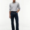 Camicia Oxford elasticizzata a righe, vestibilità regolare Camicia Oxford elasticizzata a righe, vestibilità regolare