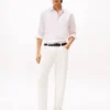 Camicia Oxford elasticizzata a righe, vestibilità regolare Camicia Oxford elasticizzata a righe, vestibilità regolare