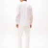 Camicia Oxford elasticizzata a righe, vestibilità regolare Camicia Oxford elasticizzata a righe, vestibilità regolare