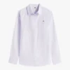 Camicia Oxford elasticizzata a righe, vestibilità regolare Camicia Oxford elasticizzata a righe, vestibilità regolare