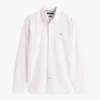 Camicia Oxford elasticizzata a righe, vestibilità regolare Camicia Oxford elasticizzata a righe, vestibilità regolare