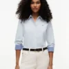 Camicia Oxford elasticizzata dalla vestibilità regolare Camicia Oxford elasticizzata dalla vestibilità regolare