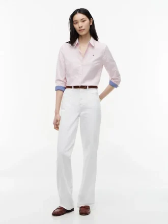 Camicia Oxford elasticizzata dalla vestibilità regolare