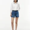 Camicia Oxford elasticizzata dalla vestibilità regolare Camicia Oxford elasticizzata dalla vestibilità regolare