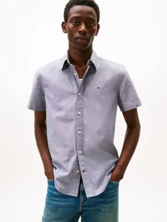 Camicia Oxford elasticizzata Regular Fit