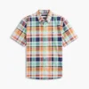 Camicia Oxford Madras dalla vestibilità regolare Camicia Oxford Madras dalla vestibilità regolare