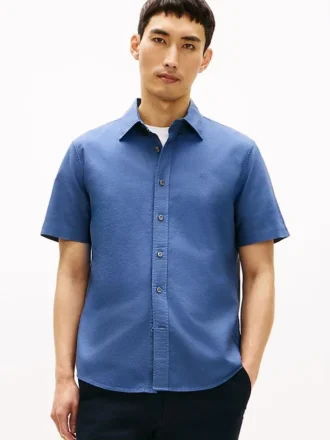 Camicia Oxford tinta in capo, vestibilità regolare