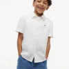 Camicia per bambini in misto lino e cotone