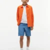 Camicia per bambini in misto lino e cotone