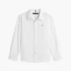 Camicia per bambini in misto lino e cotone