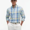 Camicia Regular in misto lino a quadri Madras Camicia Regular in misto lino a quadri Madras