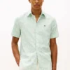 Camicia stampata in misto cotone e lino Camicia stampata in misto cotone e lino