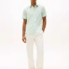 Camicia stampata in misto cotone e lino Camicia stampata in misto cotone e lino