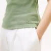 Canotta con scollo a V a costine Canotta con scollo a V a costine