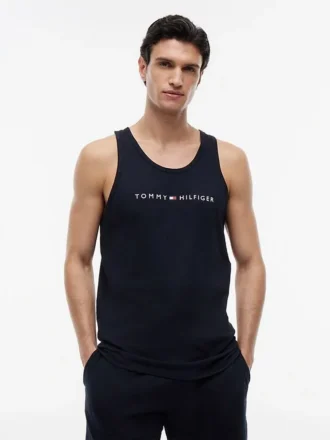 Canotta da notte con logo Hilfiger