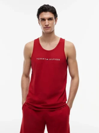 Canotta da notte con logo Hilfiger