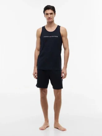 Canotta da notte con logo Hilfiger