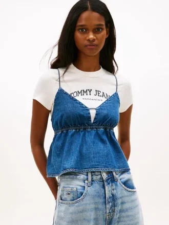 Canotta in chambray Tommy Jeans