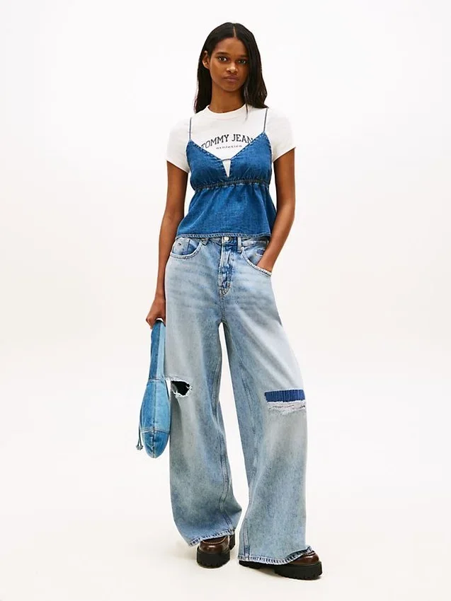 Canotta in chambray Tommy Jeans Canotta in chambray Tommy Jeans