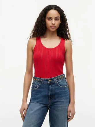 Canotta in maglia mista