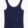 Canotta in maglia mista