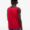 Canotta per bambini con logo Tommy in stile script Canotta per bambini con logo Tommy in stile script