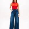 Canotta slim fit a scollo barchetta in maglia a costine Canotta slim fit a scollo barchetta in maglia a costine