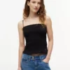 Canotta slim fit con arricciature Tommy Jeans Canotta slim fit con arricciature Tommy Jeans
